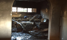  الرملة: اطلاق حملة جمع تبرعات لاعادة ترميم بيت عدنان الخطيب بعد احتراقه